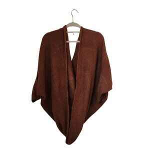 BloomChic Burnt Orange Shawl Sweater – Size 18-20, NWT